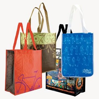 Custom Printed Wholesale Reusable Grocery Style Shopping Bags & Totes