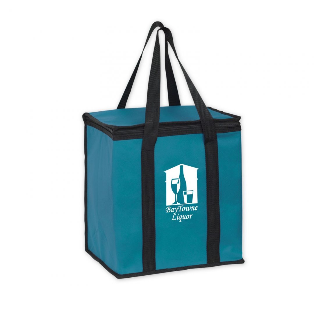 Picture of Insulated Square Cooler Bag with Zipper